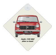 Austin 1100 MkII 1963-74 Car Window Hanging Sign